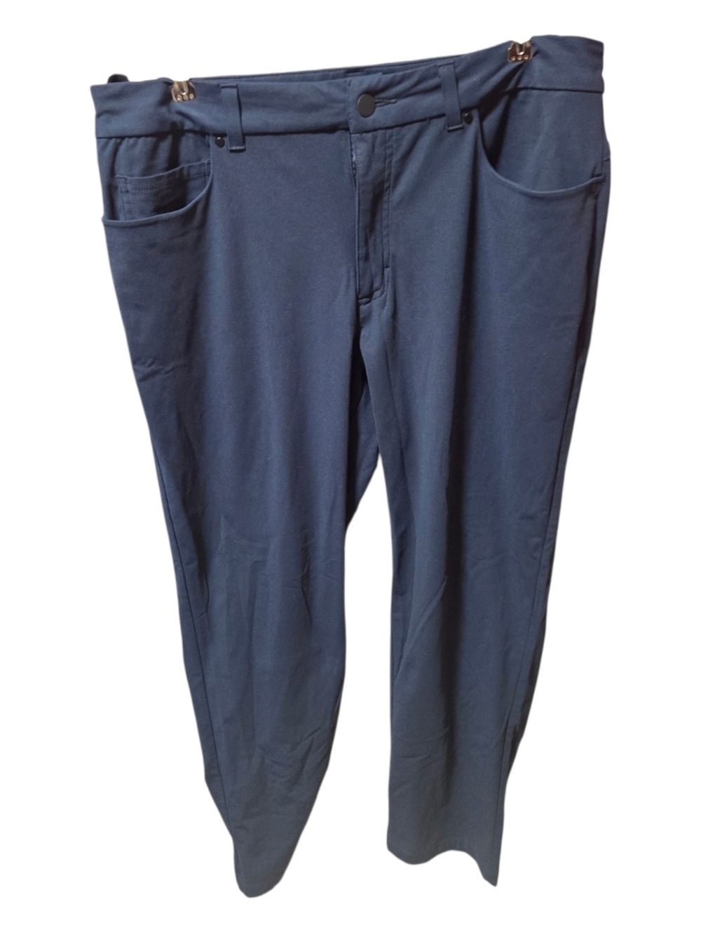 VRST Men's Limitless 5 Pocket Athletic Fit Golf Travel Pants - Navy Blue 33x32